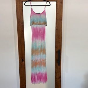 Lulu’s tie dye maxi dress